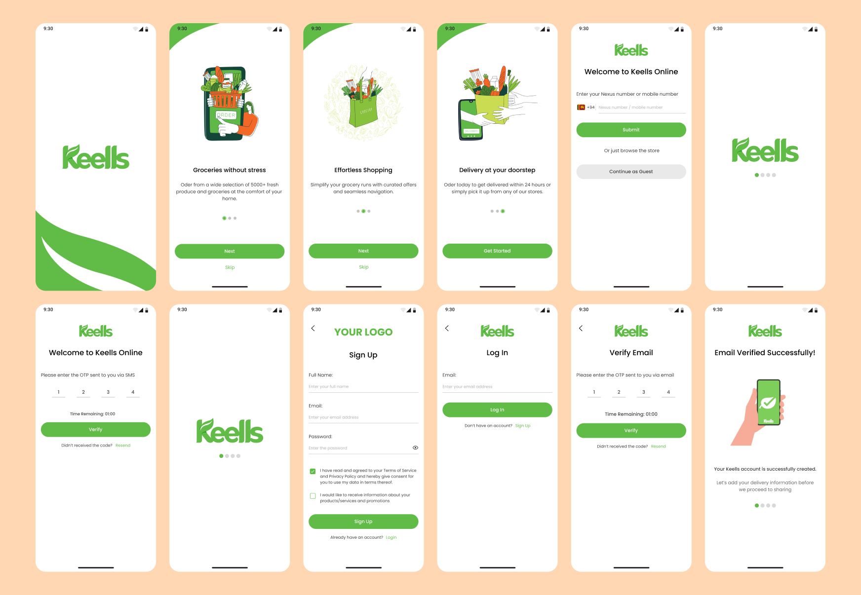 Keells Onboarding Flow
