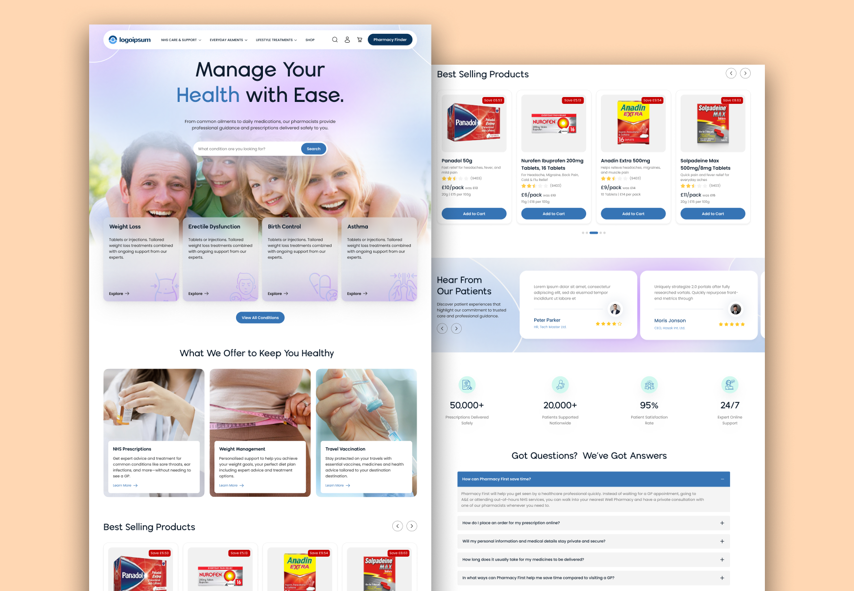 Homepage Design